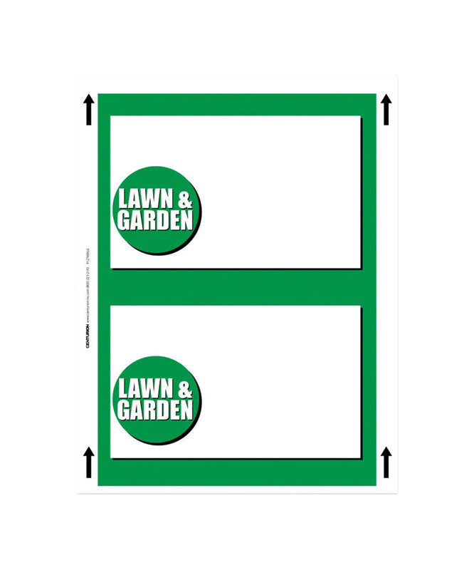 5.5 in. H X 7 in. W Office Supplies/Stationary Sign 100 each