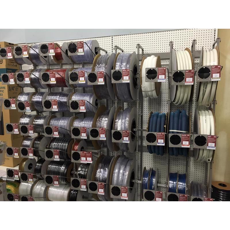 81 in. H X 96 in. W X 28 in. D Gray Metal Irrigation Tubing Rack