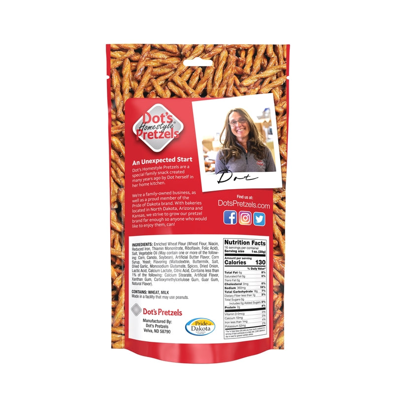 Dot's Homestyle Original Pretzels 16 oz Bagged