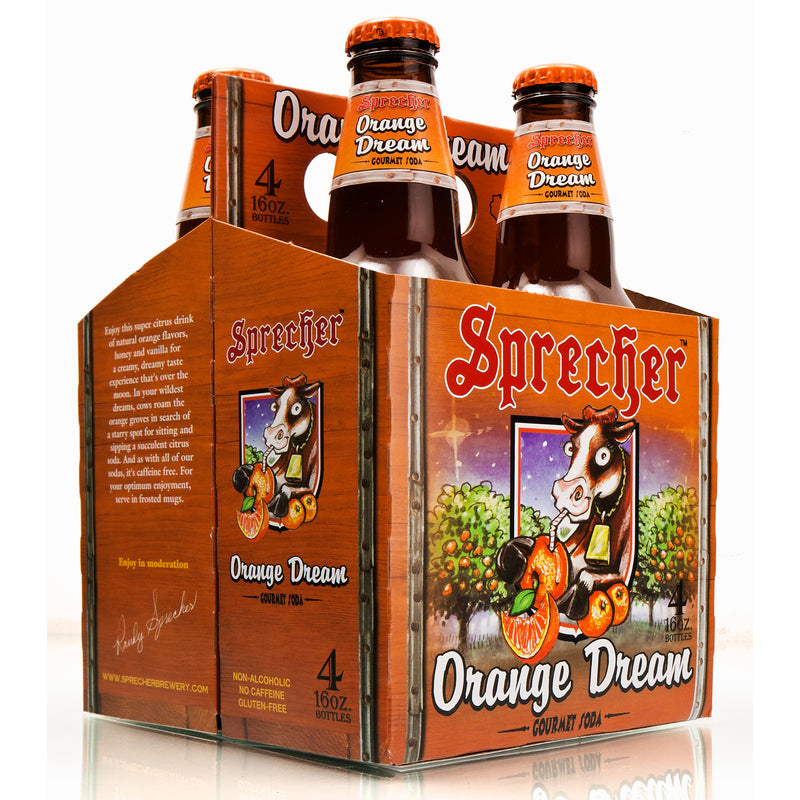 Sprecher Orange Dream Soda 16 oz