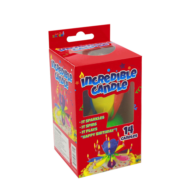 Just For Laughs Incredible Candle Celebration Birthday Candle Plastic