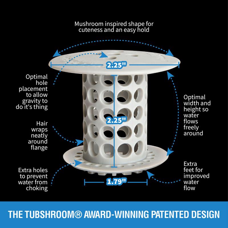 TubShroom Matte Silicone Hair Catcher