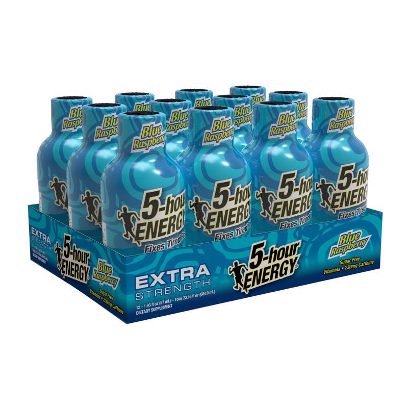 5-hour Energy Extra Strength Sugar Free Blue Raspberry Energy Shot 1.93 fl. oz.
