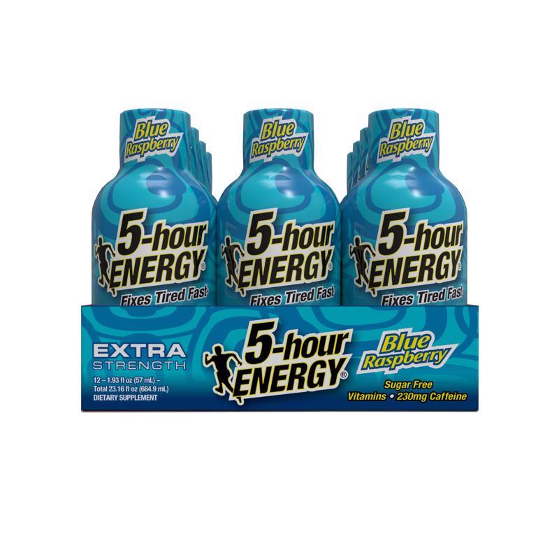 5-hour Energy Extra Strength Sugar Free Blue Raspberry Energy Shot 1.93 fl. oz.