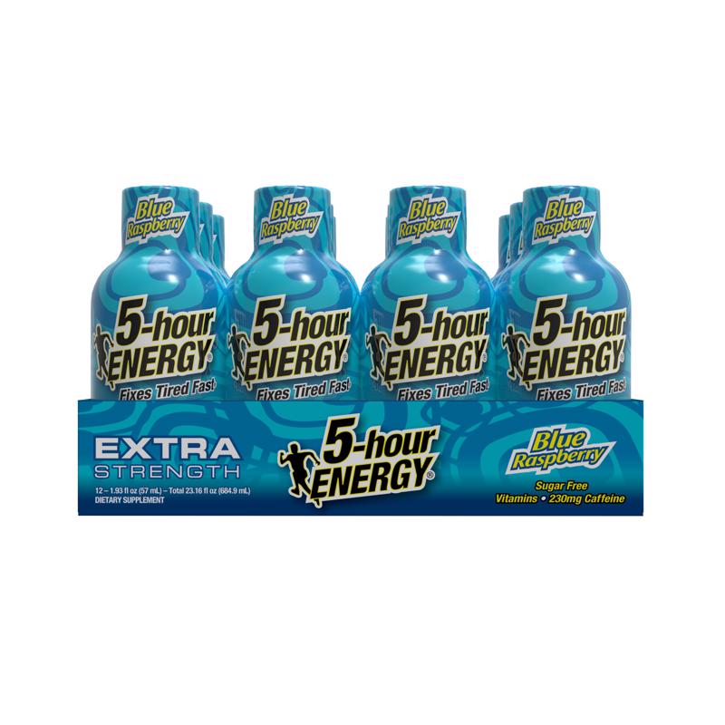 5-hour Energy Extra Strength Sugar Free Blue Raspberry Energy Shot 1.93 fl. oz.