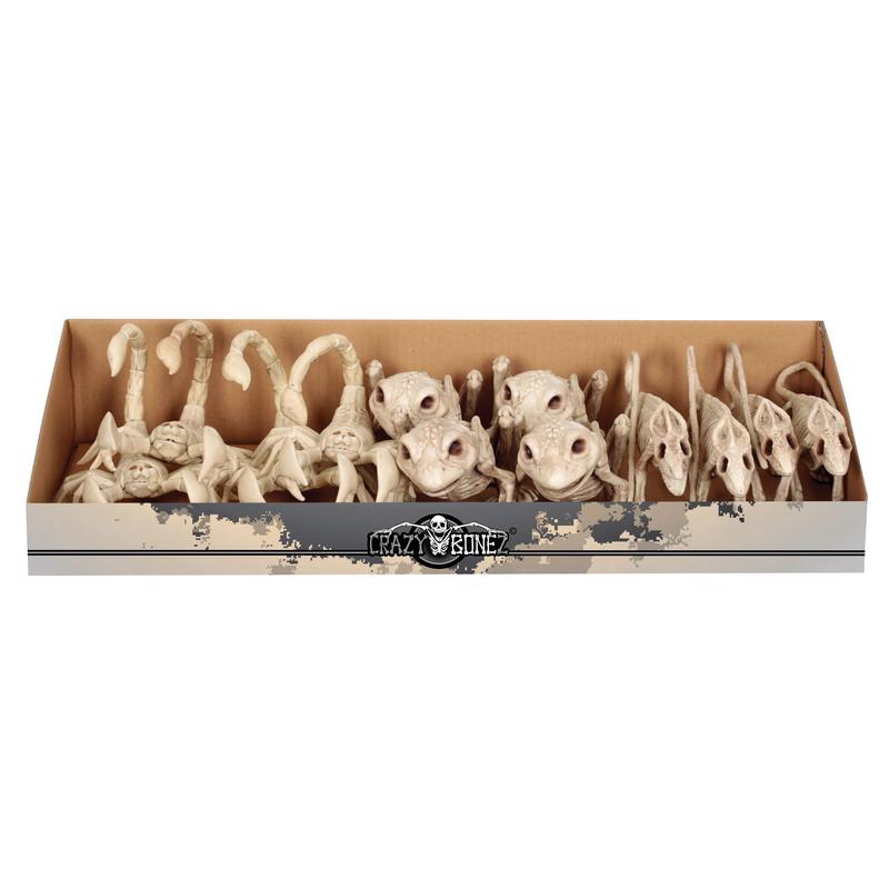 Seasons 6 in. Mini Animal Skeletons Halloween Decor