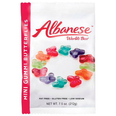 Albanese Assorted Gummy Butterflies Candy 7.5 oz