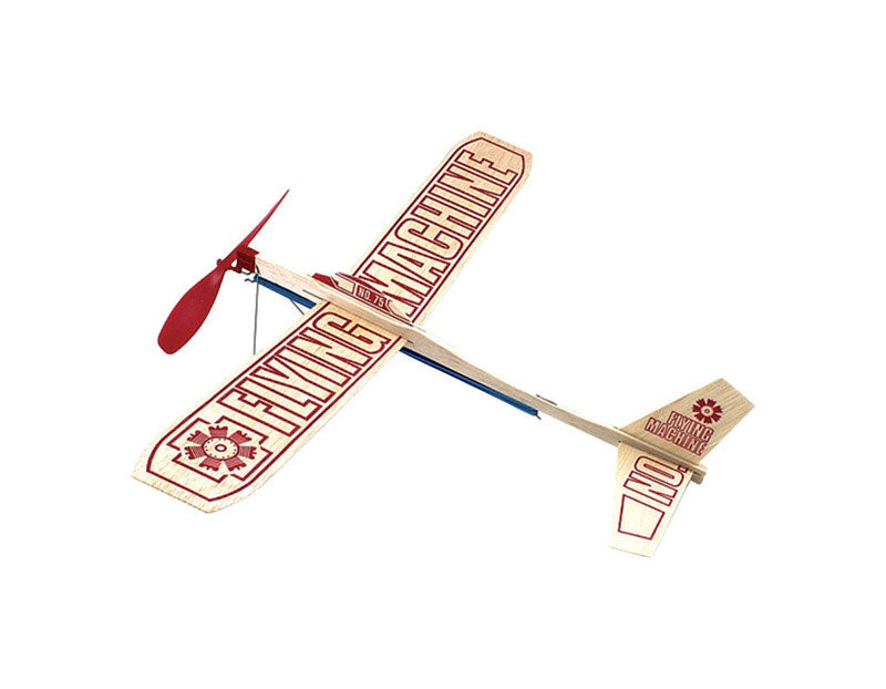 Guillow's Flying Machine Glider Plane Natural