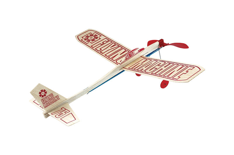 Guillow's Flying Machine Glider Plane Natural