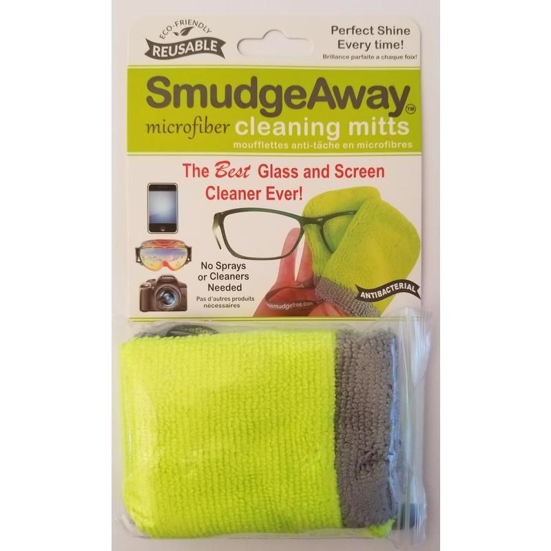 SmudgeAway Microfiber Cleaning Mitt 2.5 in. W X 3.5 in. L