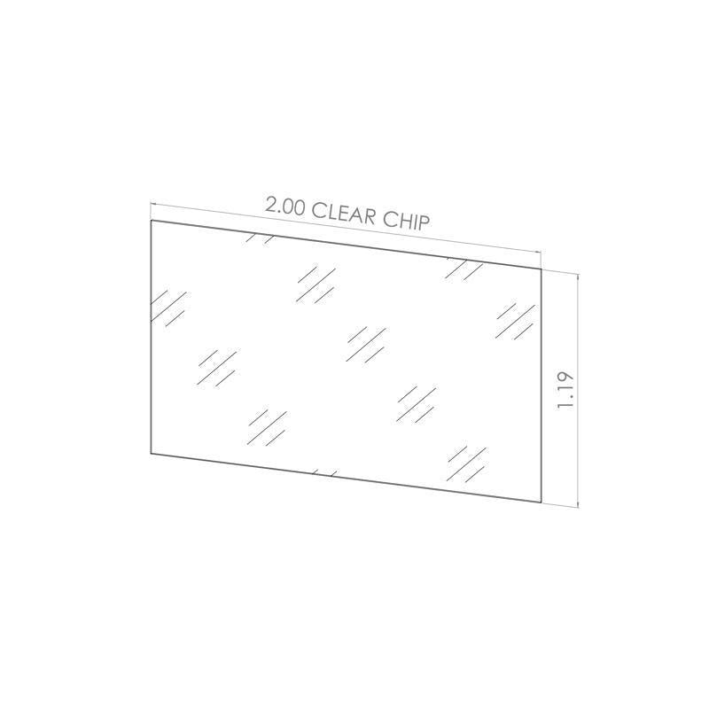Plastic Shelf Bin Tag Holder 1.18 in. H X 2 in. W
