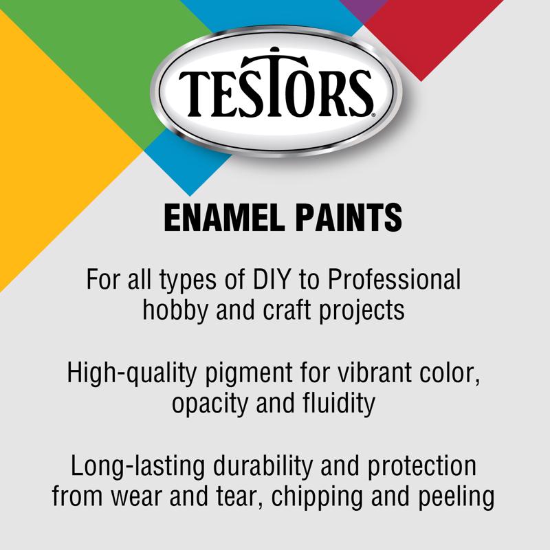 Testors Metallic Gold Hobby Paint 0.25 oz