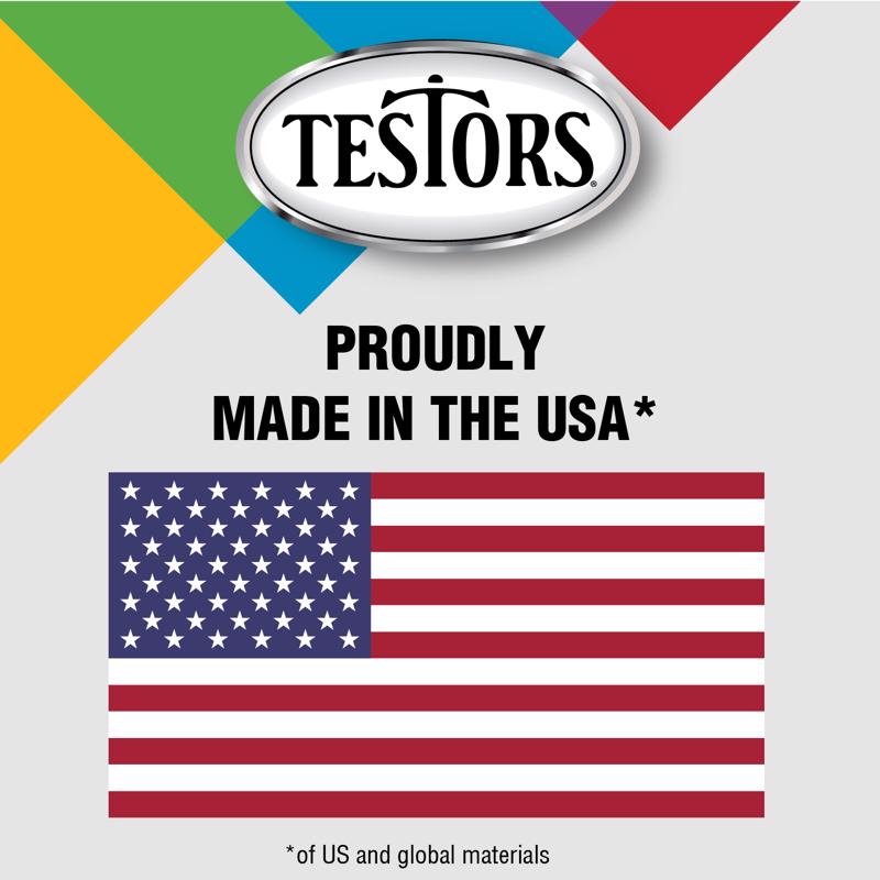 Testors Flat Black Hobby Paint 0.25 oz