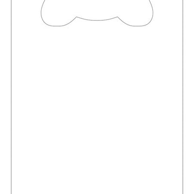 Recycled Plastic White T-Shirt Bag 1000 pk 22 in. H X 6.5 in. W X 11.5 in. L