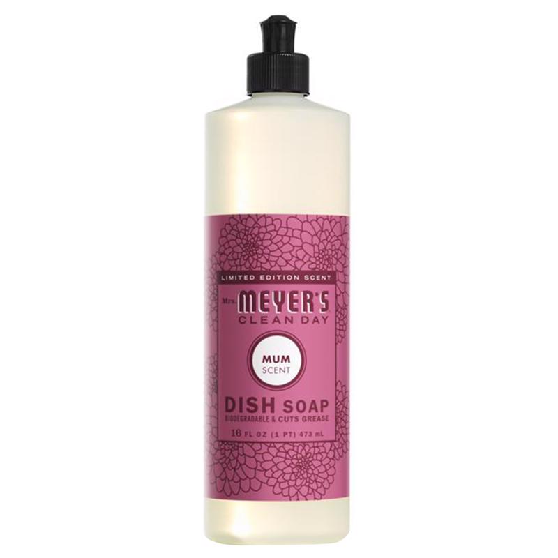 Mrs. Meyer's Clean Day Mum Scent Liquid Dish Soap 16 oz