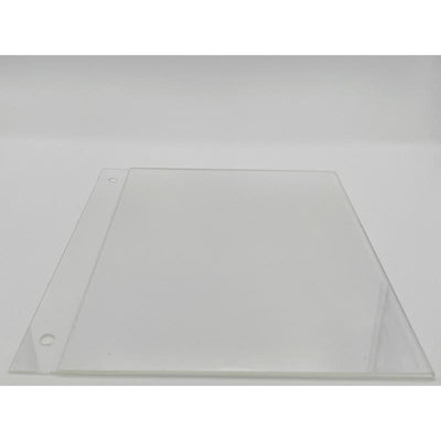 Clear Acrylic Floor Sign Holder 8-1/2 in. H X 1/4 in. W X 11 in. L