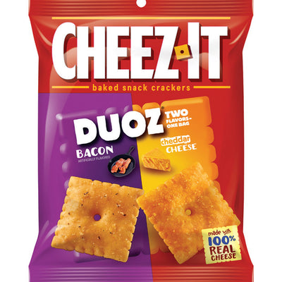 Cheez-It Duoz Bacon and Cheddar Crackers 4.3 oz Bagged