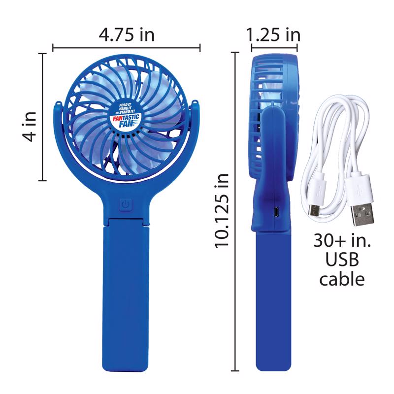 Blazing LEDz Fantastic Fan Hands Free Personal Fan Plastic