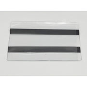 Clear Plastic Magnetic Sign Holder 3.5 in. H X 0.25 in. W X 5.5 in. L