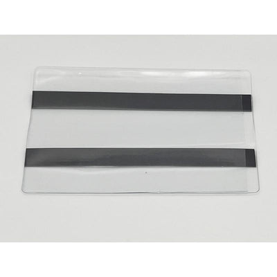 Clear Plastic Magnetic Sign Holder 3.5 in. H X 0.25 in. W X 5.5 in. L