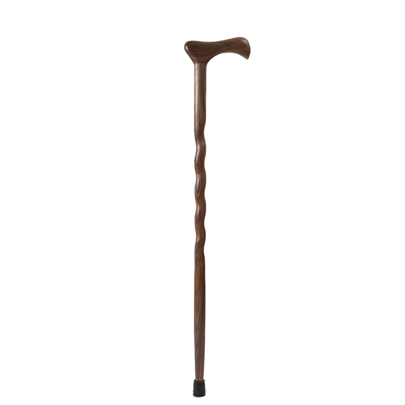 Brazos Walking Sticks 37 in. Brown Wood Cane