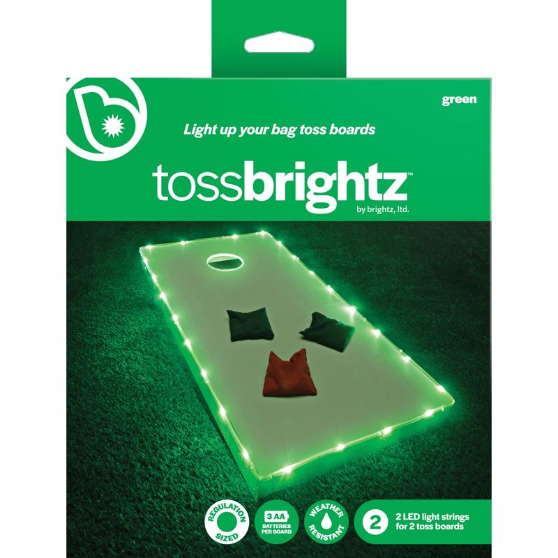 Brightz Toss Brightz Green LED Cornhole Light Kit ABS Plastics