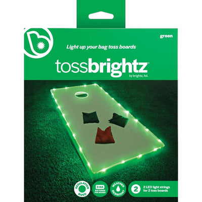 Brightz Toss Brightz Green LED Cornhole Light Kit ABS Plastics