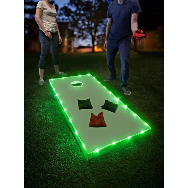 Brightz Toss Brightz Green LED Cornhole Light Kit ABS Plastics