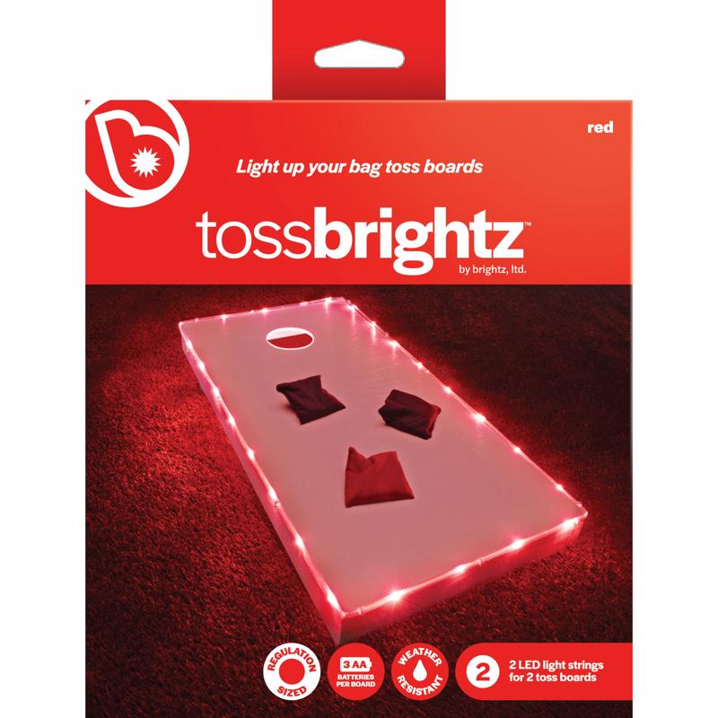 Brightz Toss Brightz Red LED Cornhole Light Kit ABS Plastics