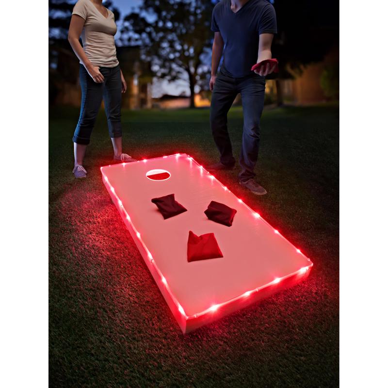 Brightz Toss Brightz Red LED Cornhole Light Kit ABS Plastics