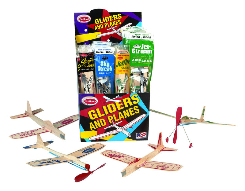 Guillow's Gliders and Planes Multi-Colored