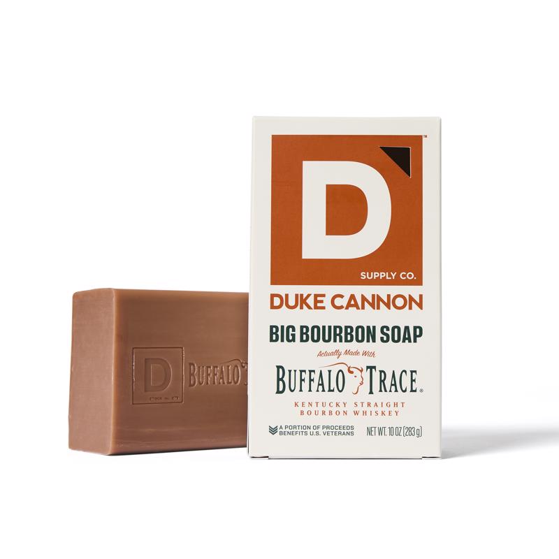 Duke Cannon Bourbon Oak Barrels + Aged Spirits Scent Bar Soap 10 oz