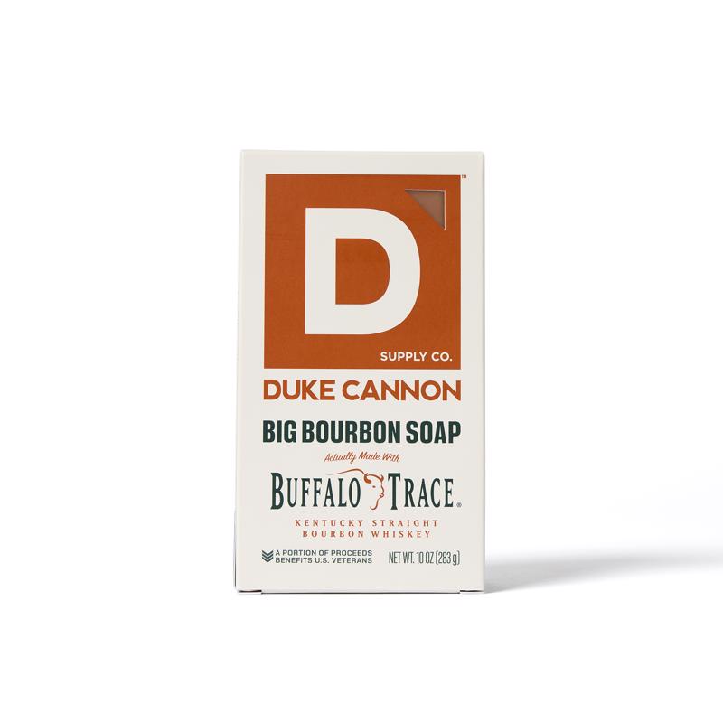 Duke Cannon Bourbon Oak Barrels + Aged Spirits Scent Bar Soap 10 oz