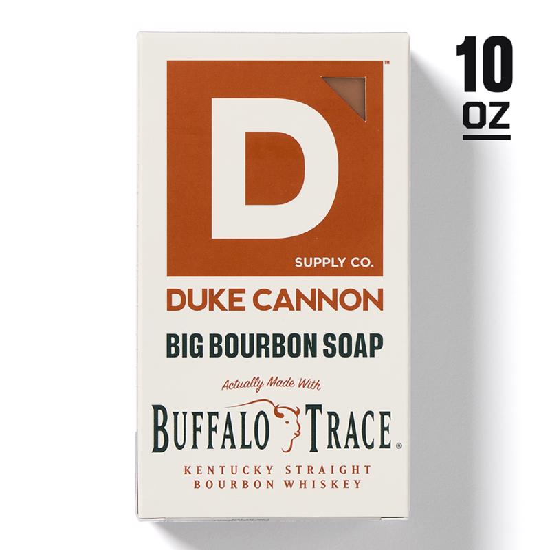 Duke Cannon Bourbon Oak Barrels + Aged Spirits Scent Bar Soap 10 oz