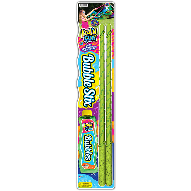 Ja-Ru Kool'N Fun Bubble Set with Wand Assorted 3 pc