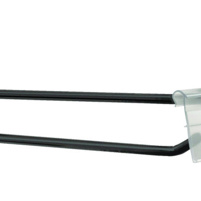 6 in. Black Metal Slot Wall Peg Hook 25 pk