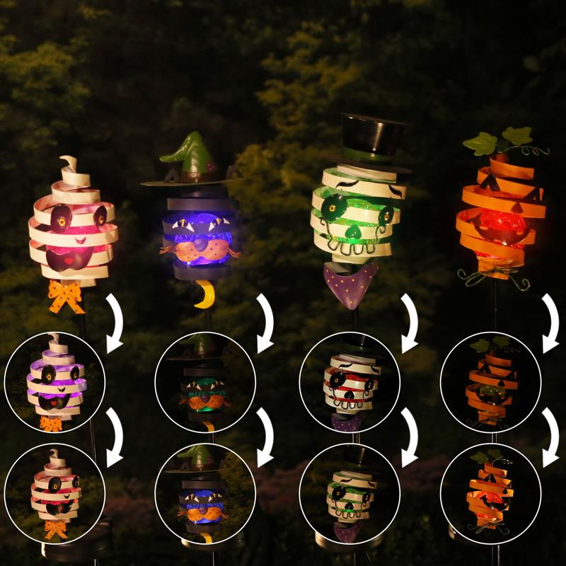 Alpine LED Bouncy Halloween Stake Yard Decor