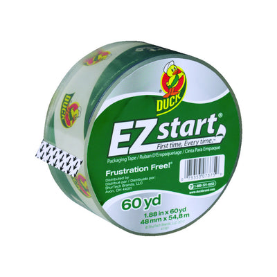 Duck EZ Start 1.88 in. W X 60 yd L Packaging Tape