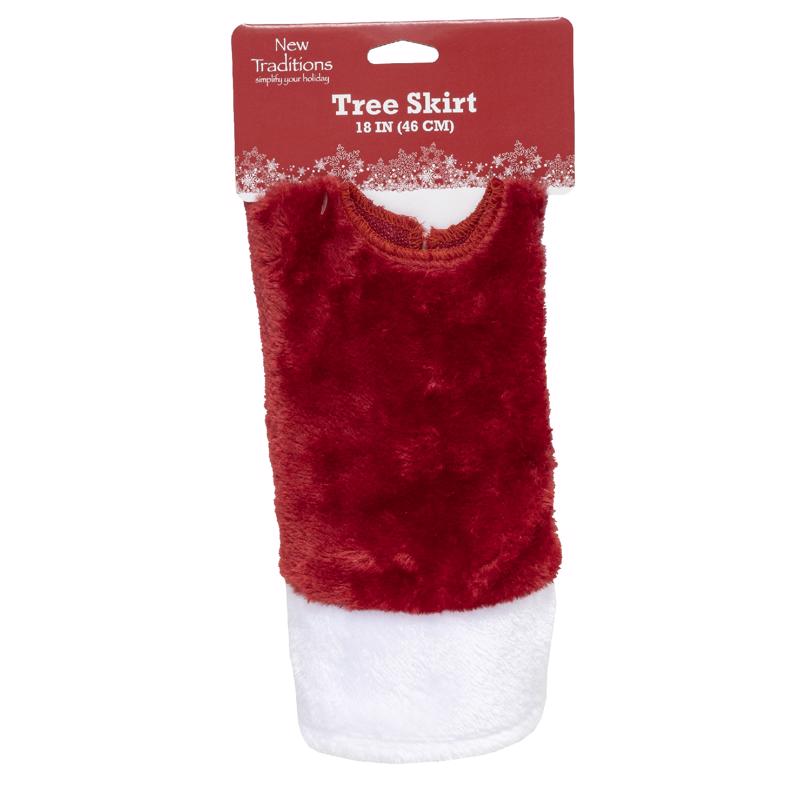 Dyno Red/White Tree Skirt