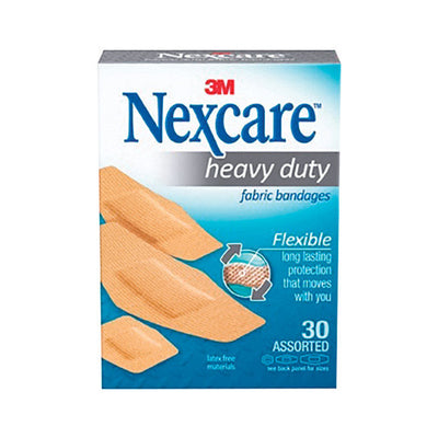 Nexcare Beige Fabric Bandages 30 pk