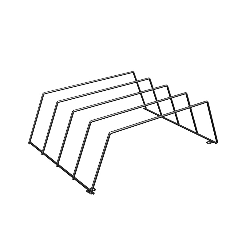 46 in. H X 40 in. W X 48 in. D Gray Metal Baby Gate Rack