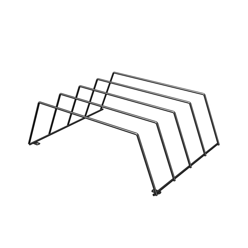 46 in. H X 40 in. W X 48 in. D Gray Metal Baby Gate Rack