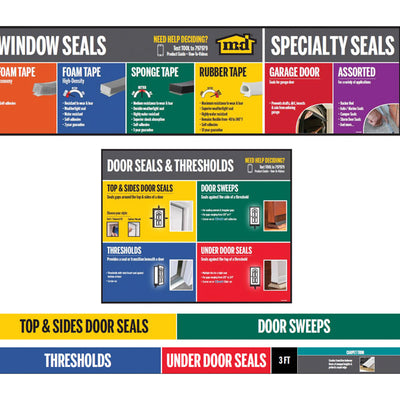 0 in. H X 0 in. W Cold Weather Products Hardware POP Card 1 Set each