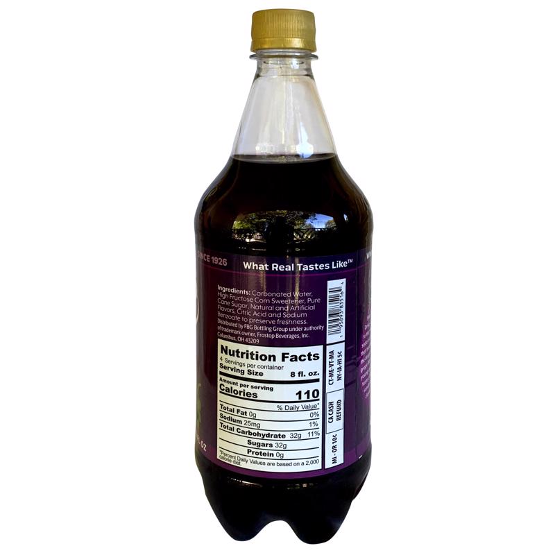 Frostop Premium Grape Soda 32 oz