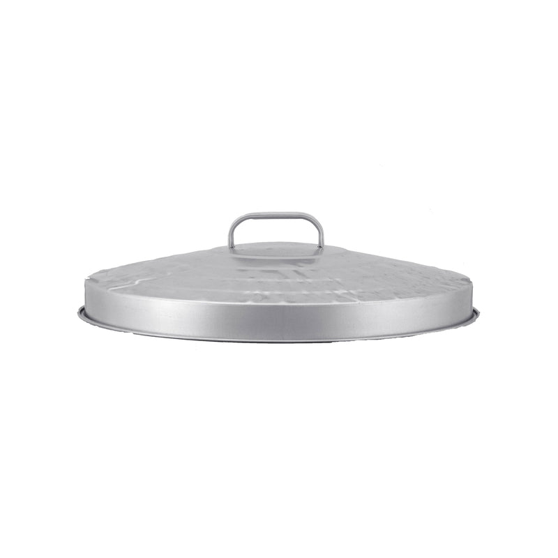 Behrens 6 gal Silver Galvanized Steel Garbage Can Lid Included Animal Proof/Animal Resistant