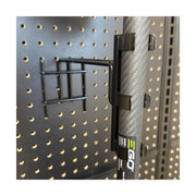 9 in. Black Metal Peg Hook 4 pk