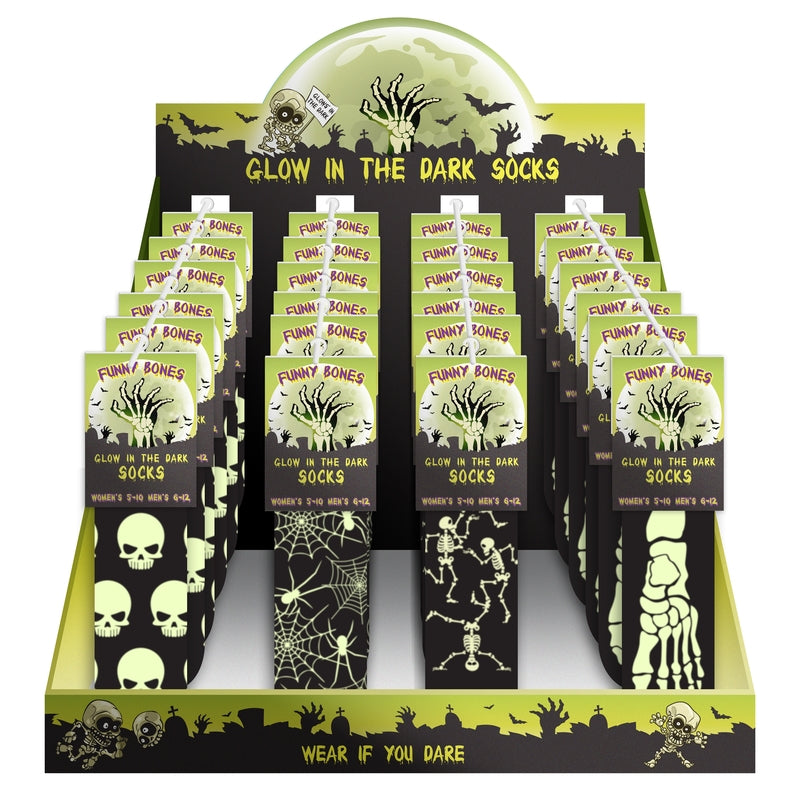 DM Merchandising Glow-in- the- Dark Socks